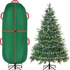 Green Christmas Tree Storage Bag
